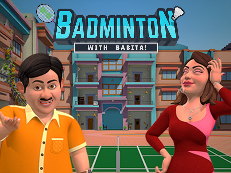 Badminton with babita